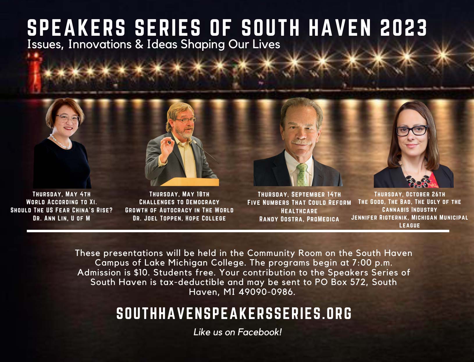 South Haven Speaker Series 2023